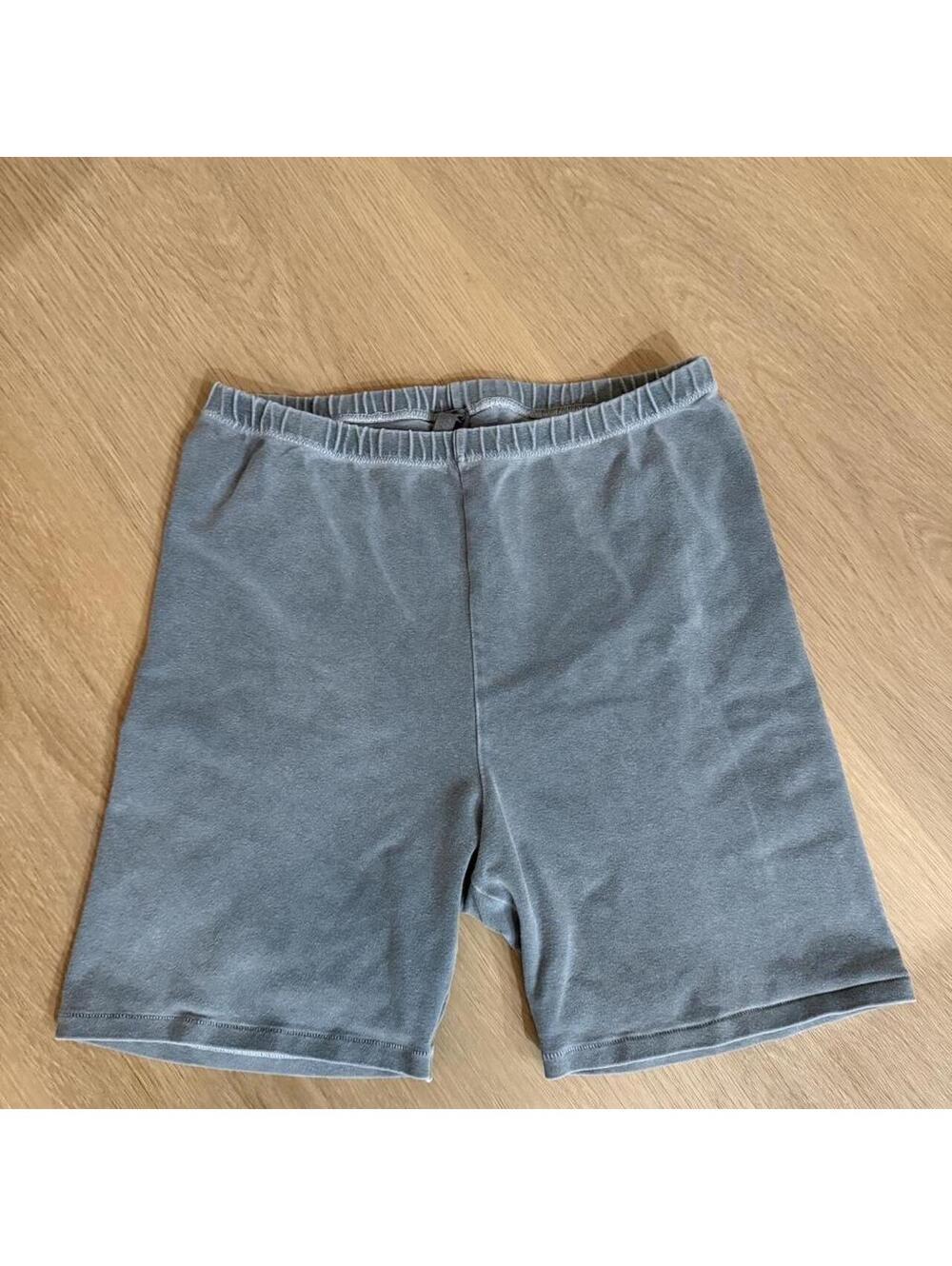 RARE SKIMS Outdoor Basics Bike Shorts Grey Wash Pacific or Slate Size M